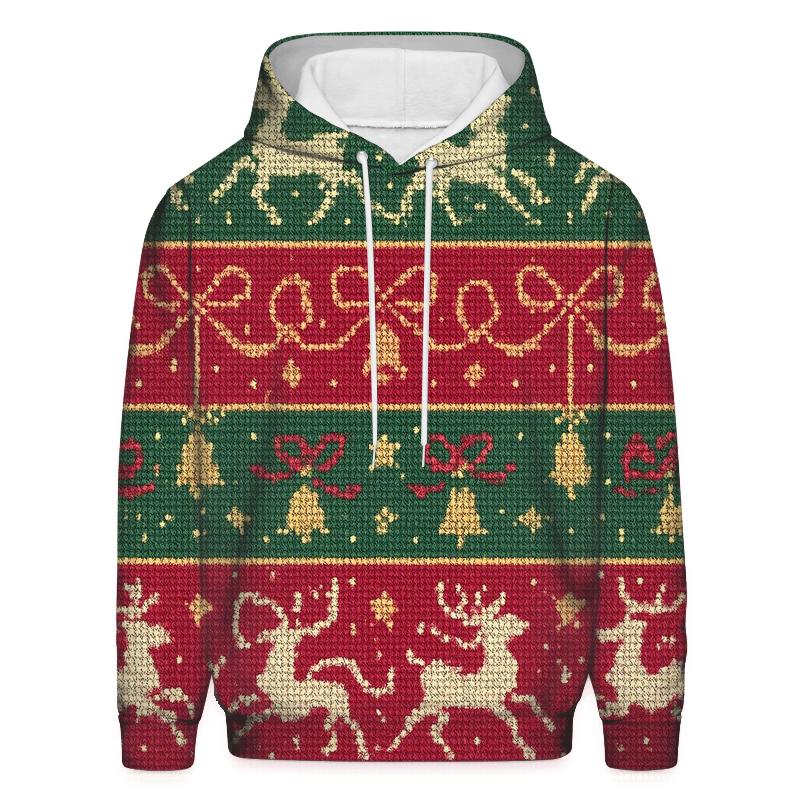 Reindeer Ribbon Carousel Design hoodie trends