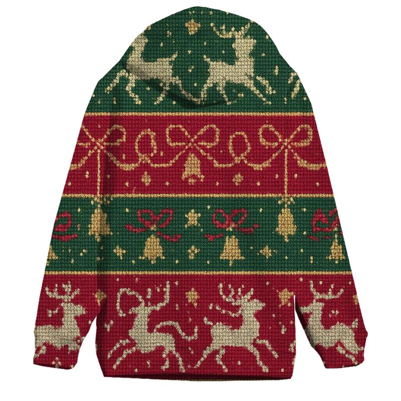 Reindeer Ribbon Carousel Design hoodie trends