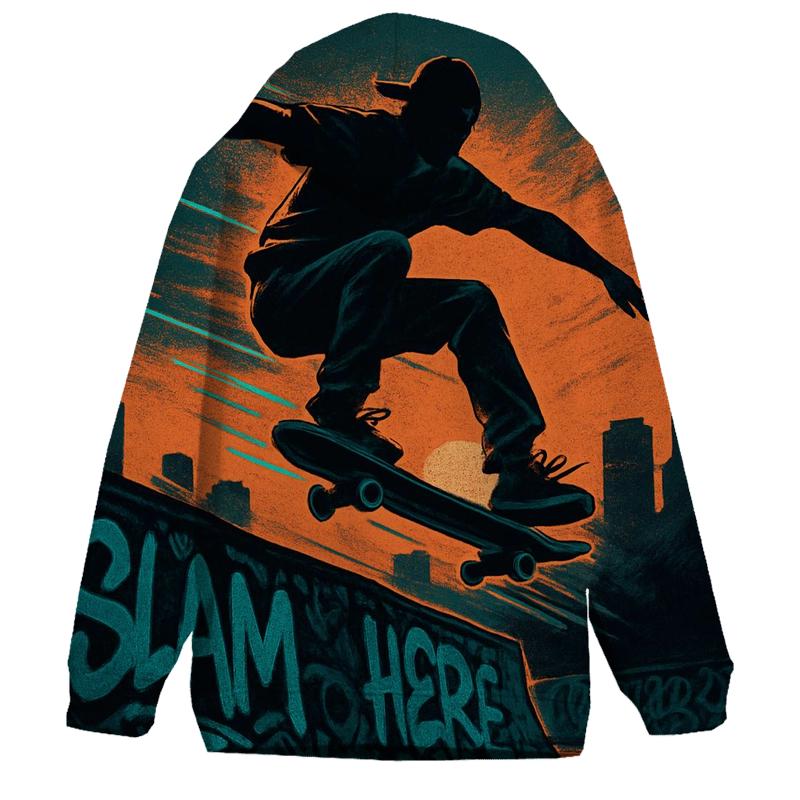 Urban Skateboarding graphic hoodies