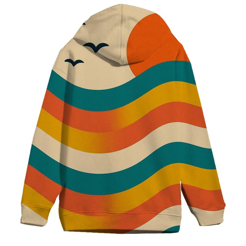 Funk Wave Panorama graphic hoodies