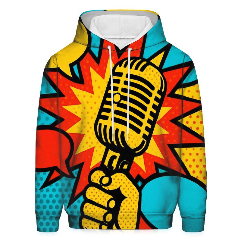 Pop Art Comic Explosion hoodie designs