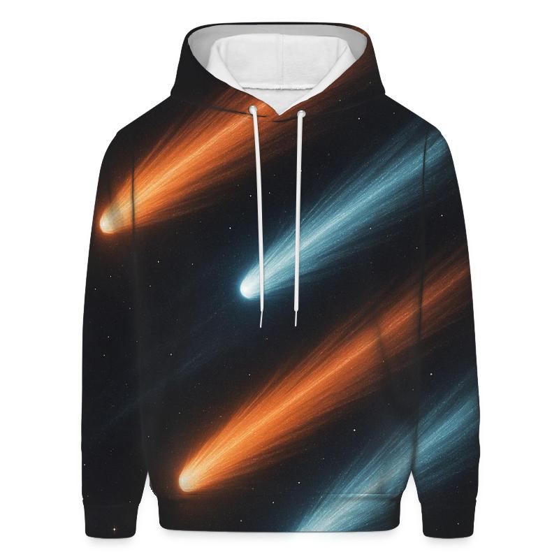 Comet Fan Overprint designer hoodies