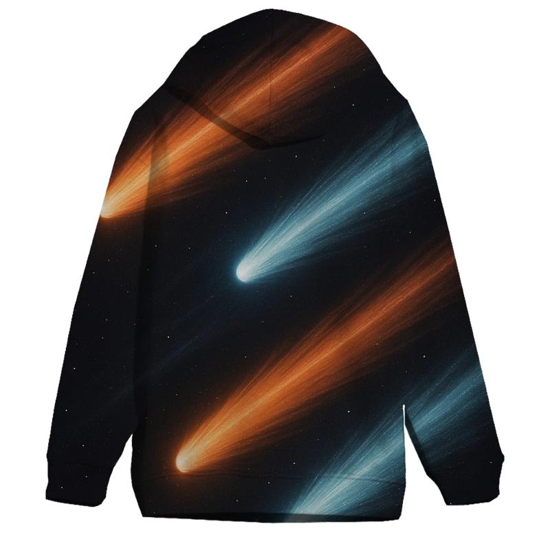 Comet Fan Overprint designer hoodies