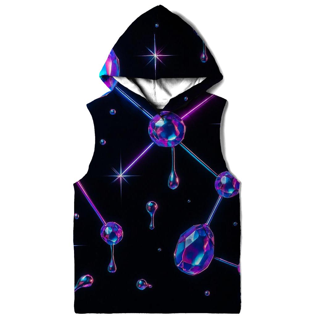 Neon Gem Constellation graphic hoodies