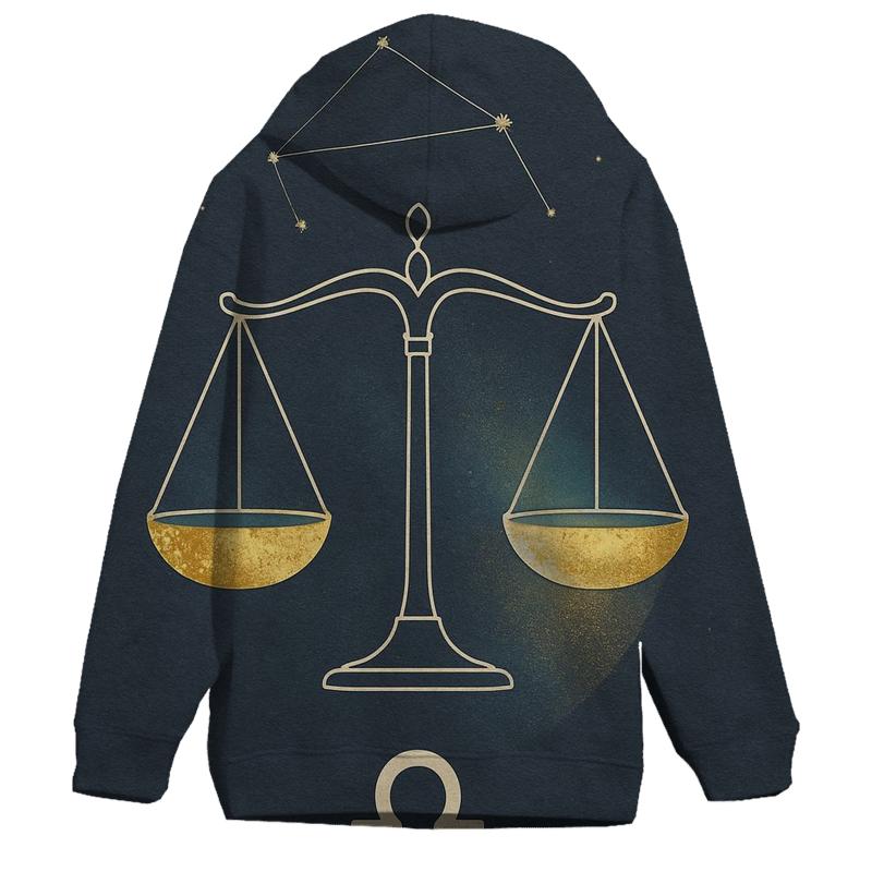 Libra Scales Balance Symbol hoodies fashion