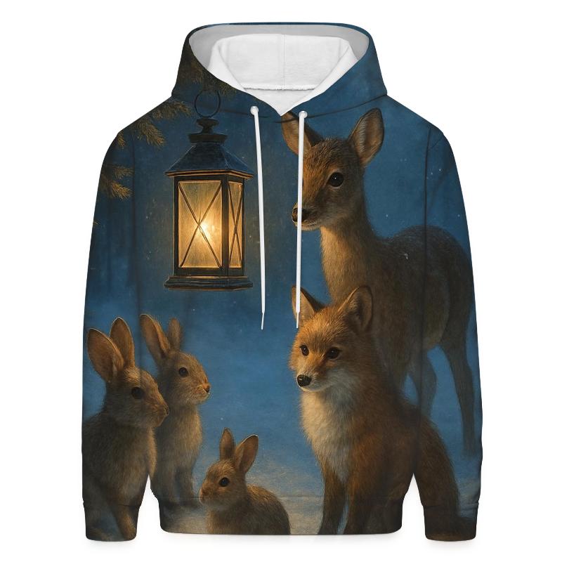 Forest Lantern Gathering pullover hoodies