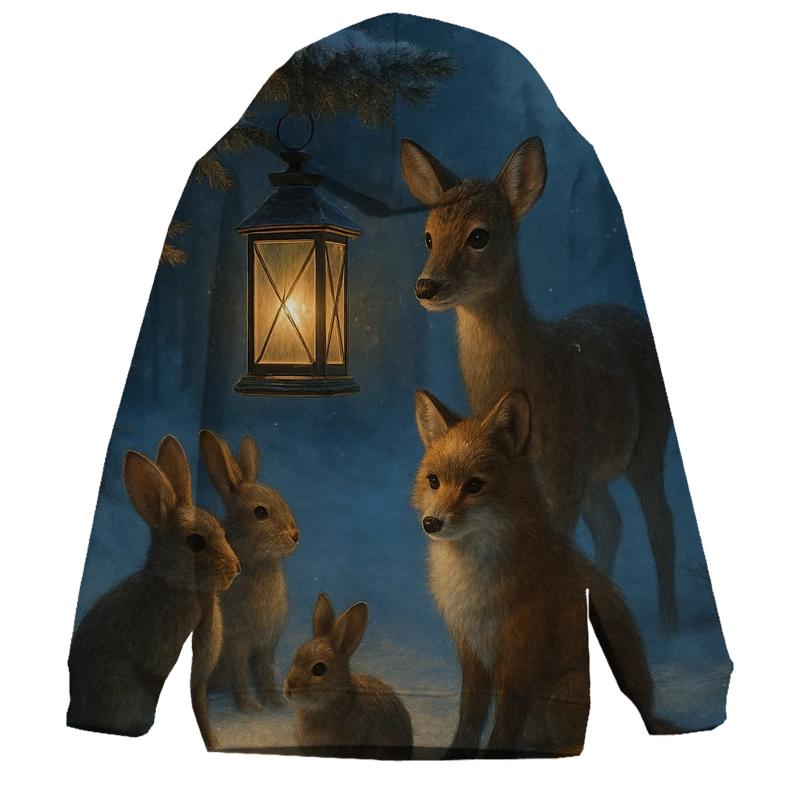 Forest Lantern Gathering pullover hoodies