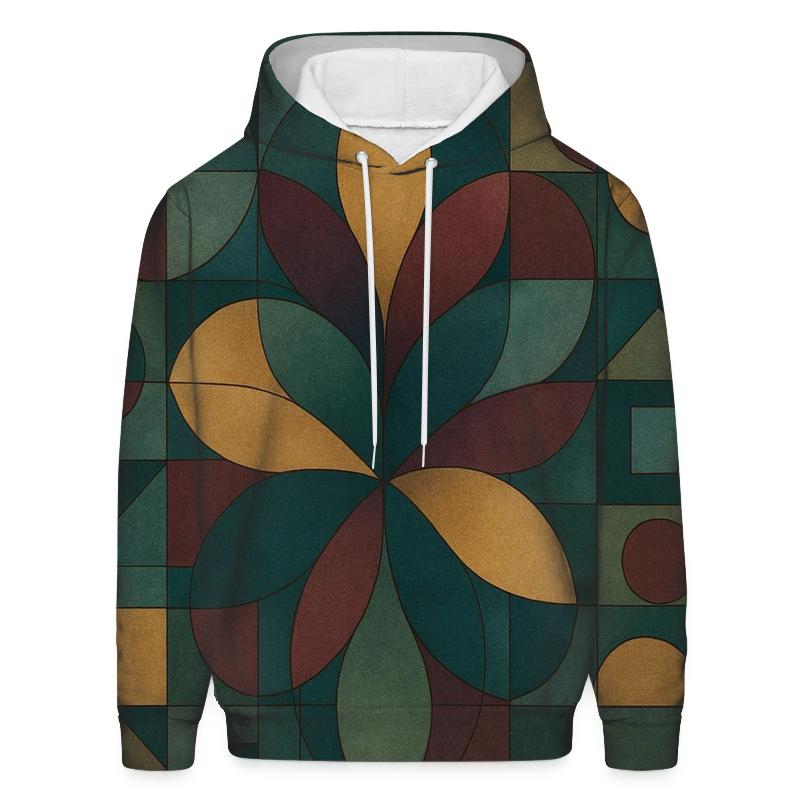 Sacred Geometry Garden graphic hoodies