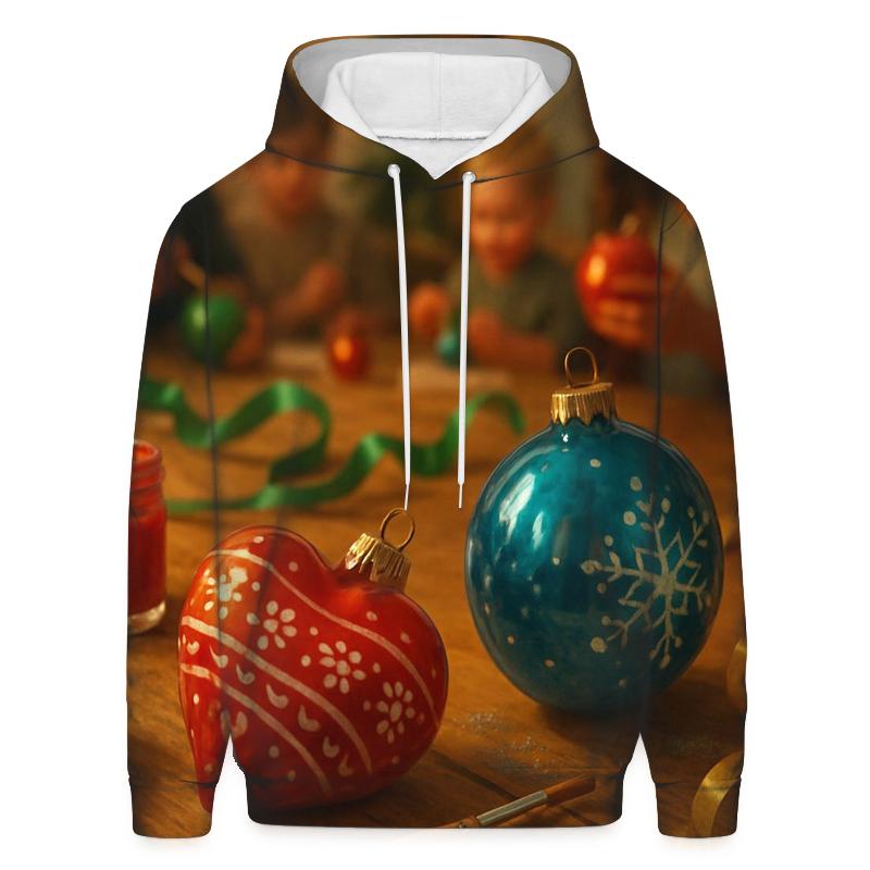 Ornament Workshop Table premium hoodies