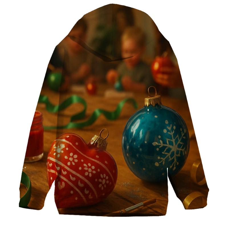 Ornament Workshop Table premium hoodies