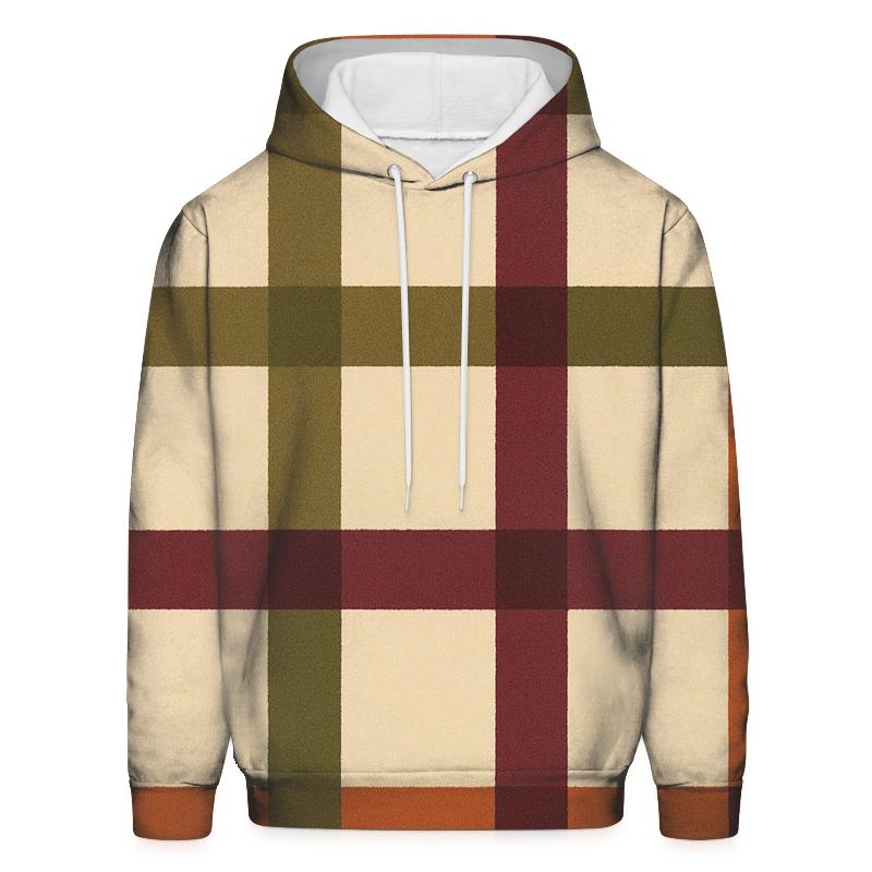 Harvest Plaid Harmony custom hoodies