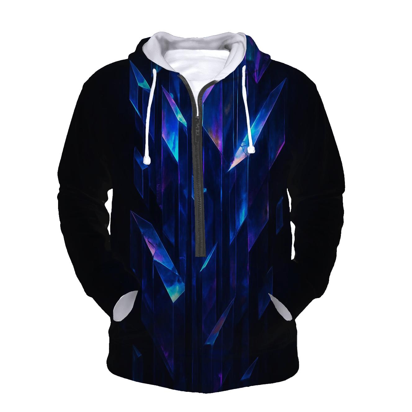 Aurora Prism Cascade graphic hoodies