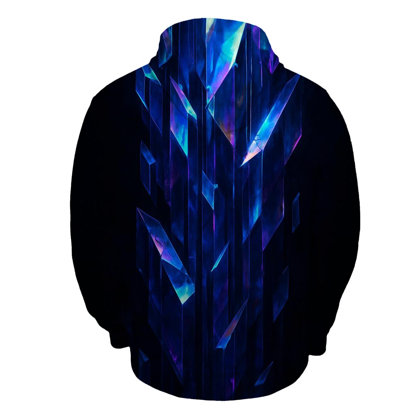 Aurora Prism Cascade graphic hoodies