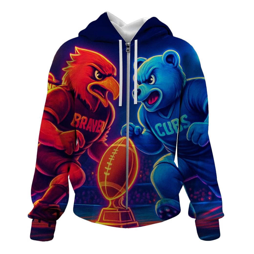 Hot Dog Derby At The Diamond printed hoodies