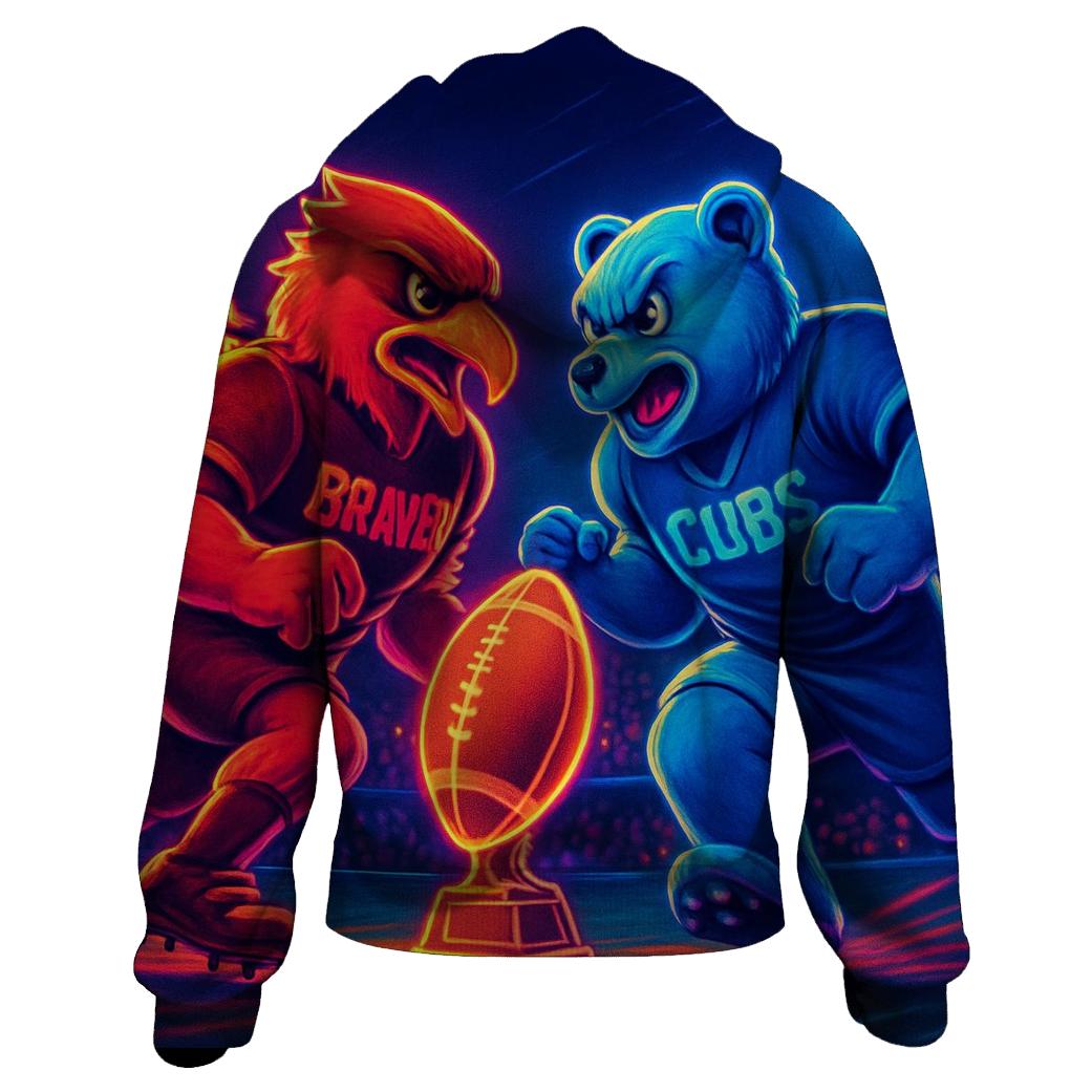 Hot Dog Derby At The Diamond printed hoodies