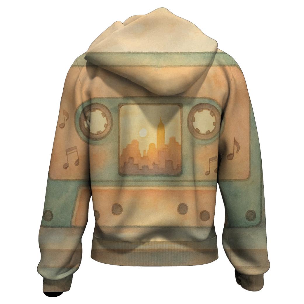 Cassette Window lightweight hoodies