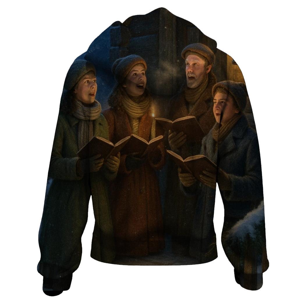 Cabin Porch Carolers hoodie styles