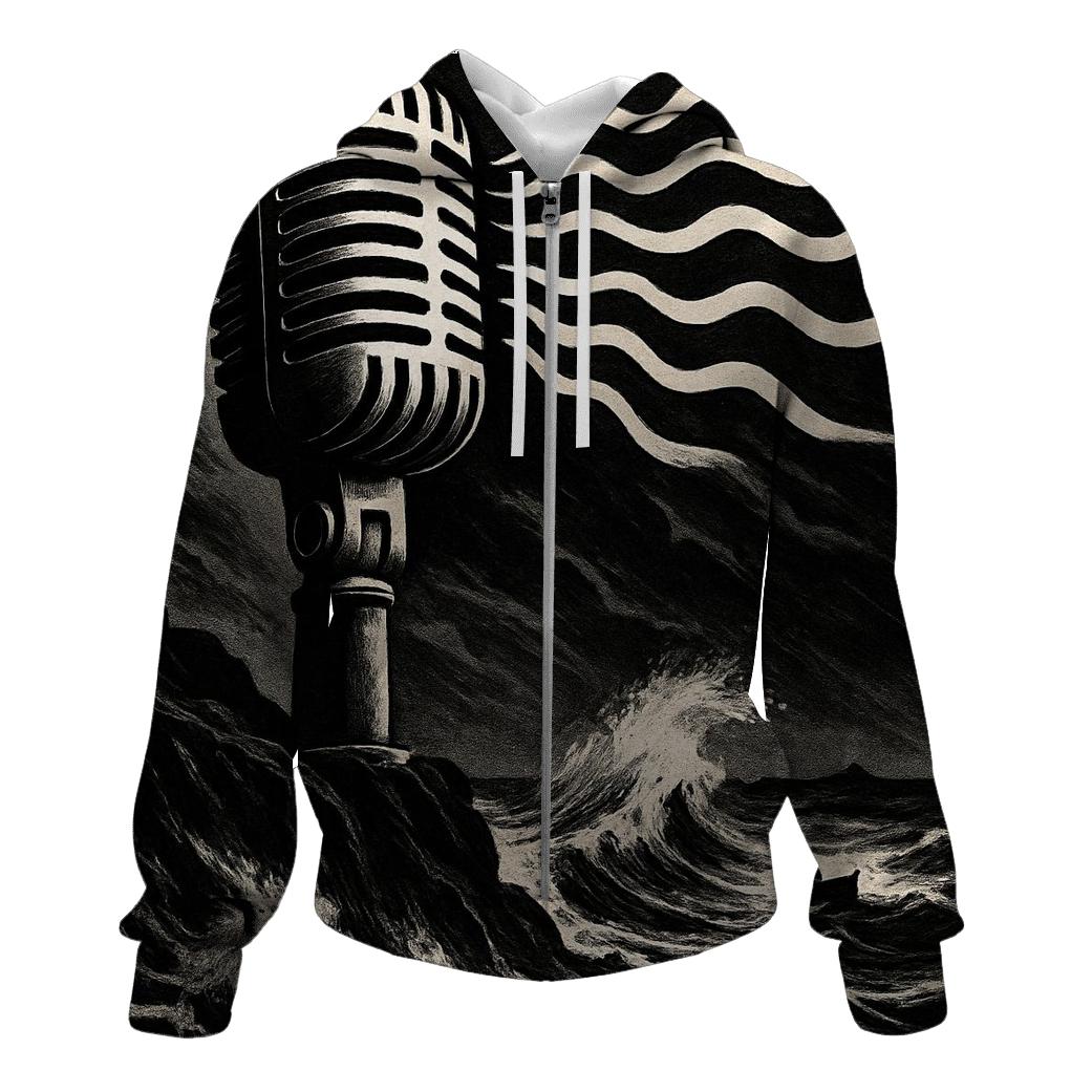 Microphone Lighthouse lightweight hoodies