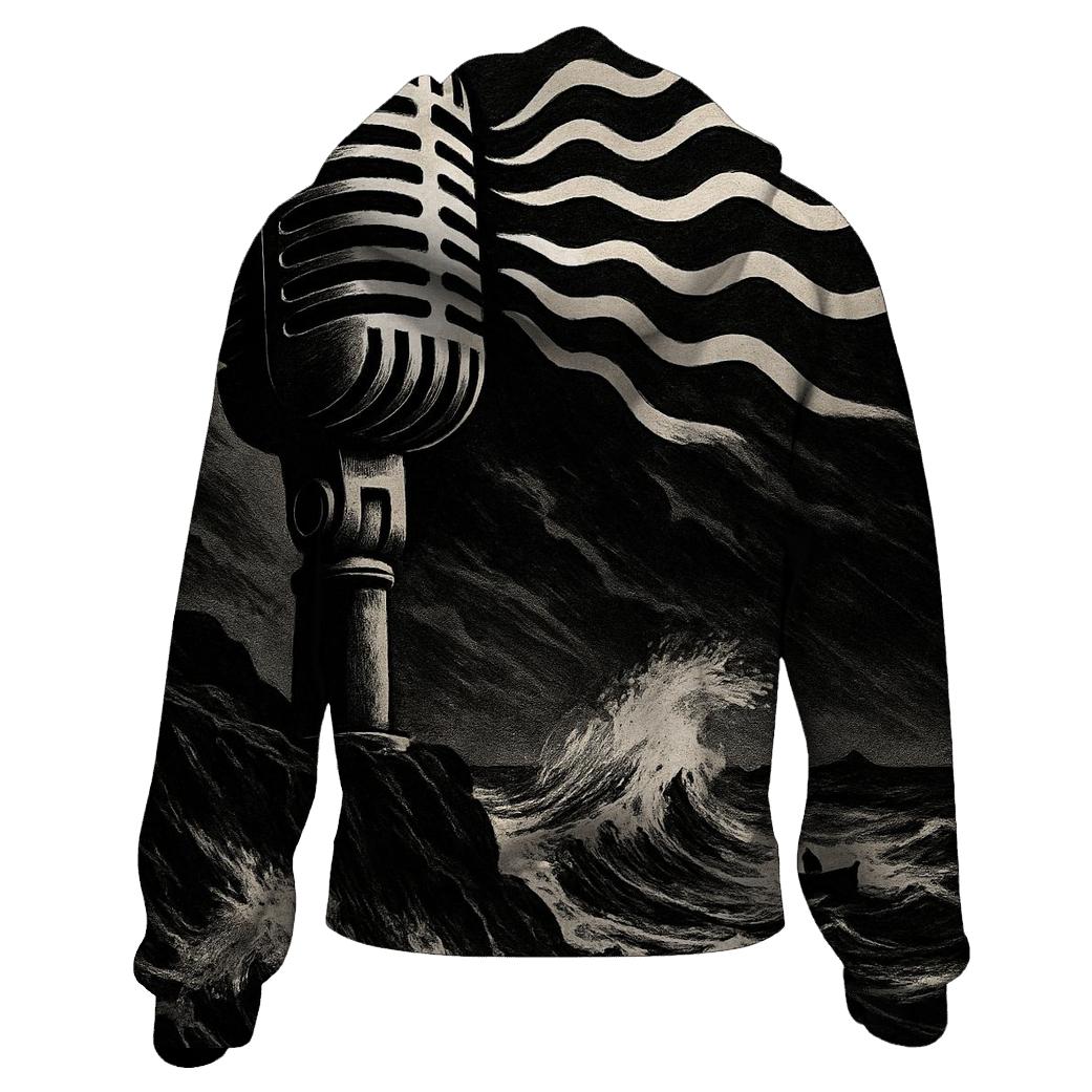 Microphone Lighthouse lightweight hoodies