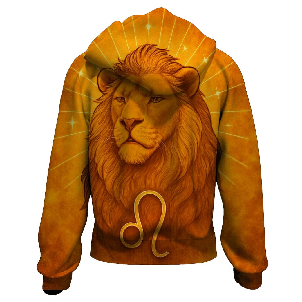 Leo Solar Flare Lion Artwork hoodies fashion