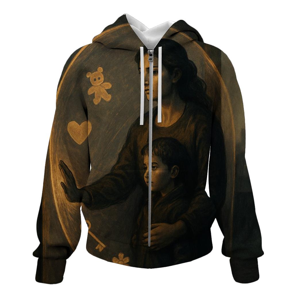 The Invisible Shield embroidered hoodies