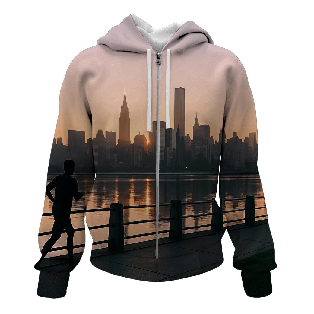 Sunrise From Roosevelt Island hoodie styles