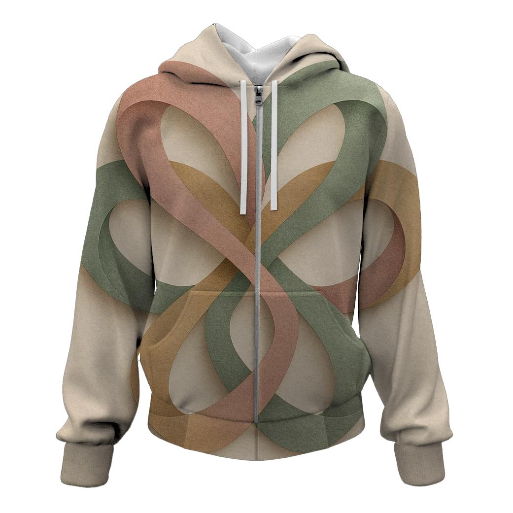 Infinite Knot Bloom designer hoodies