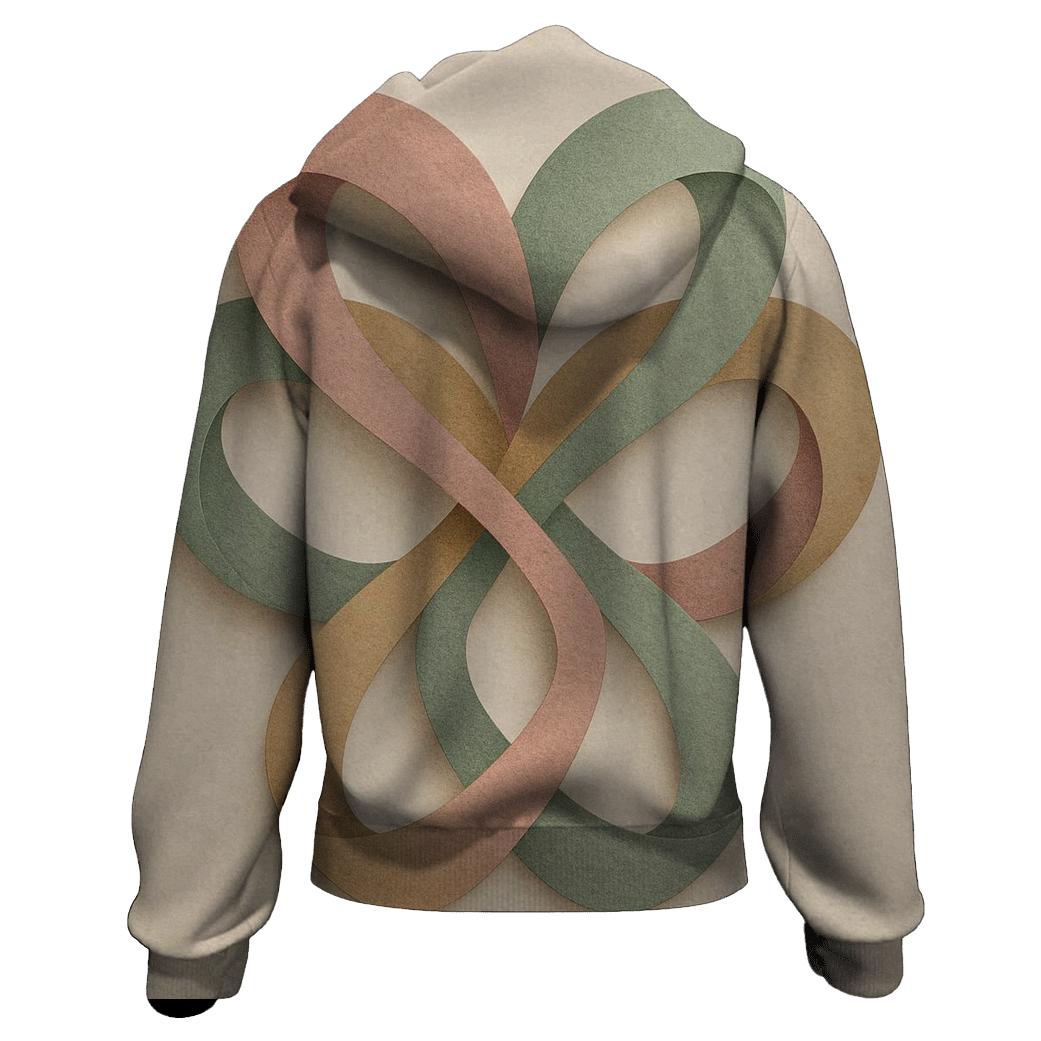 Infinite Knot Bloom designer hoodies