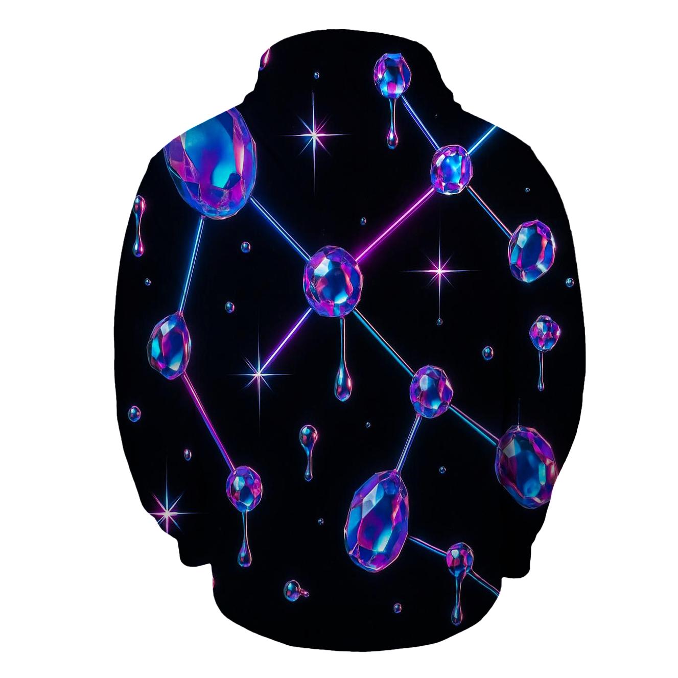 Neon Gem Constellation hoodie designs