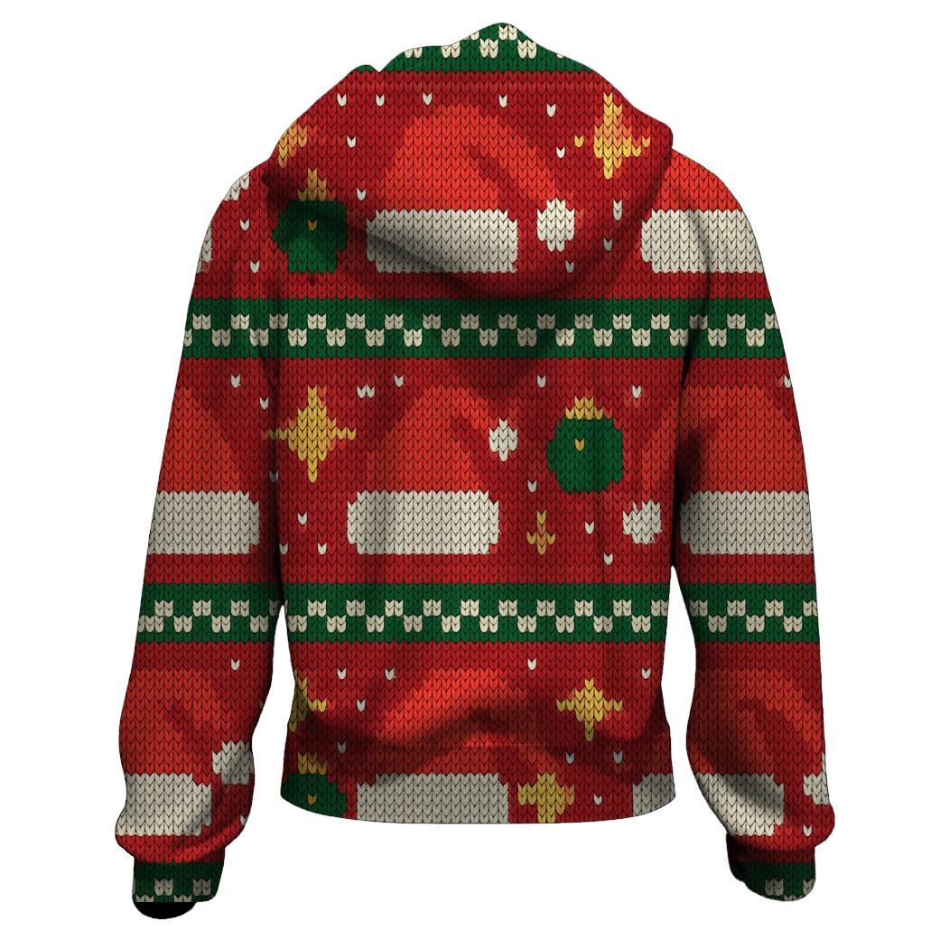 Santa Hat Scatter Bands Design hoodie designs