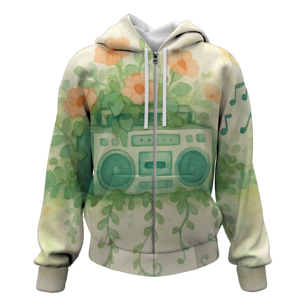 Boombox Garden hoodie styles