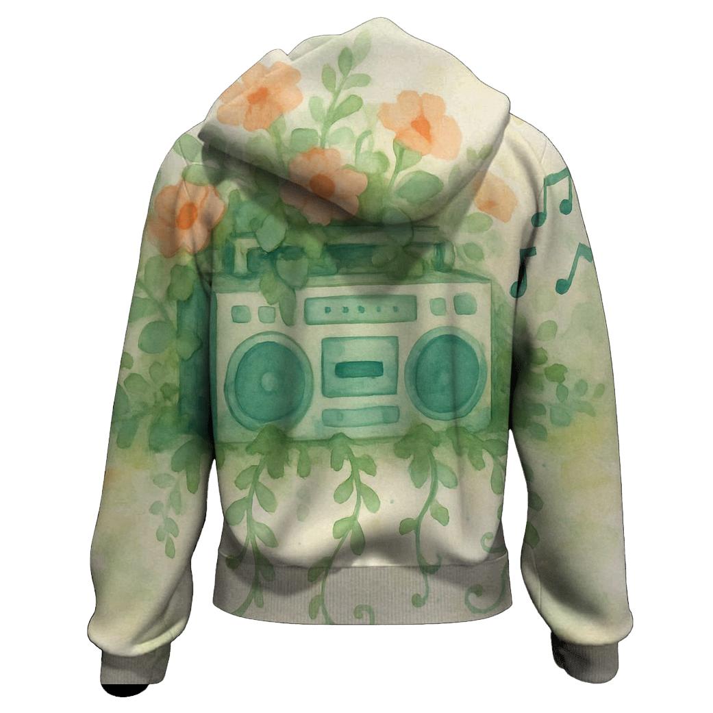 Boombox Garden hoodie styles