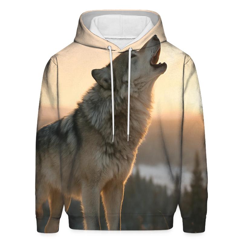Northern Alpha At Dawn premium hoodies