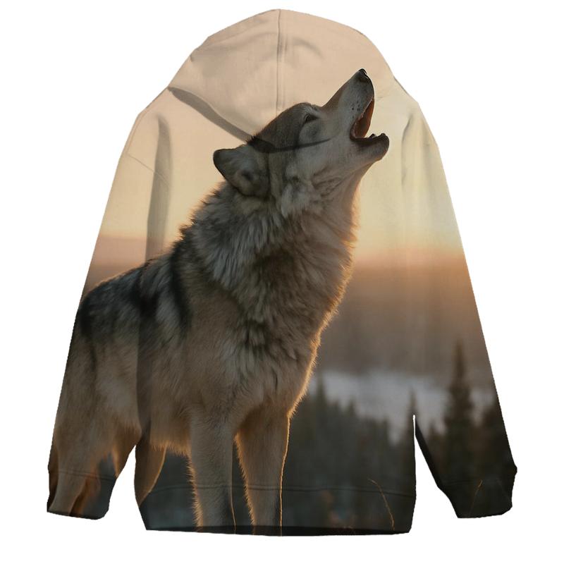 Northern Alpha At Dawn premium hoodies