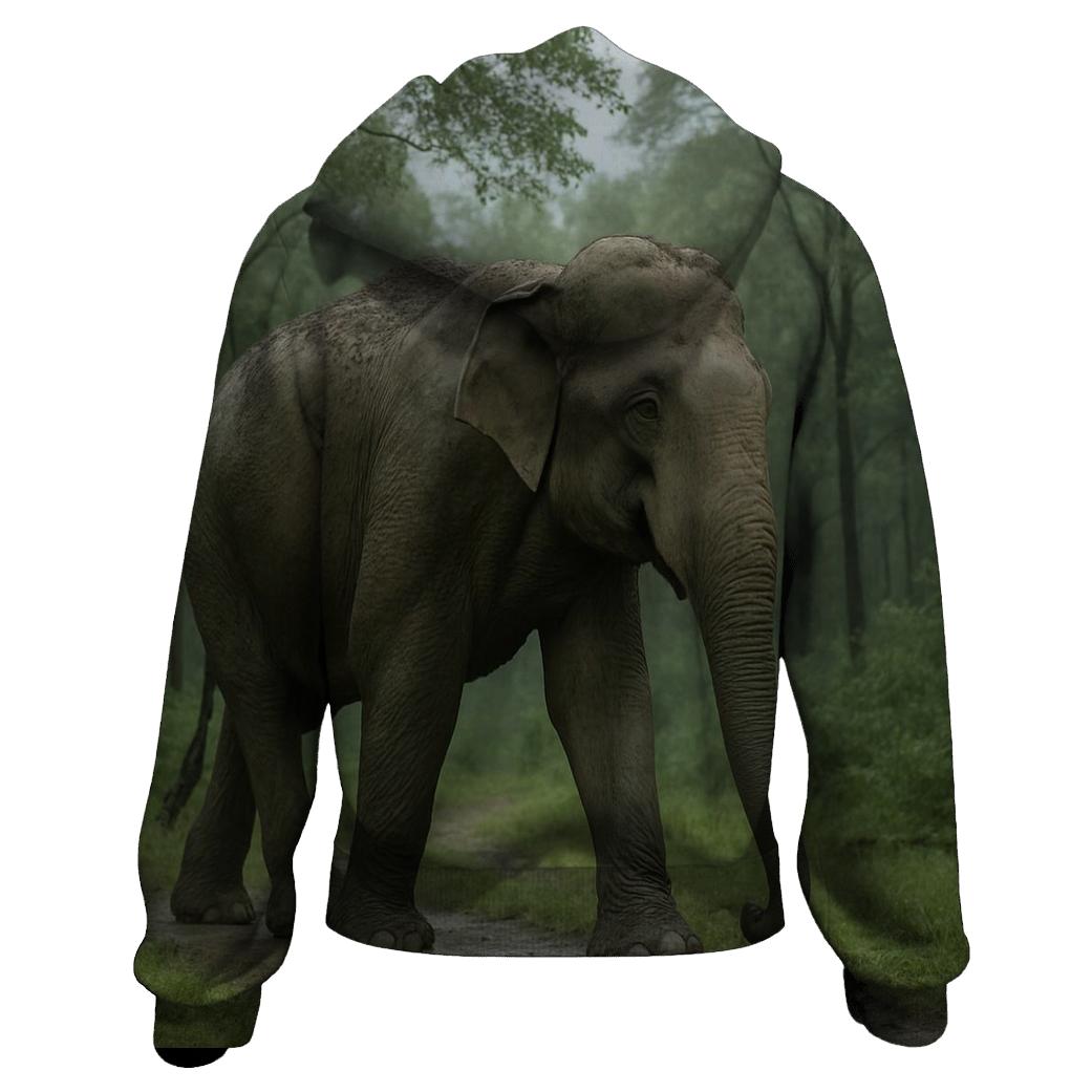 Monsoon Flagship Asian Elephant pullover hoodies