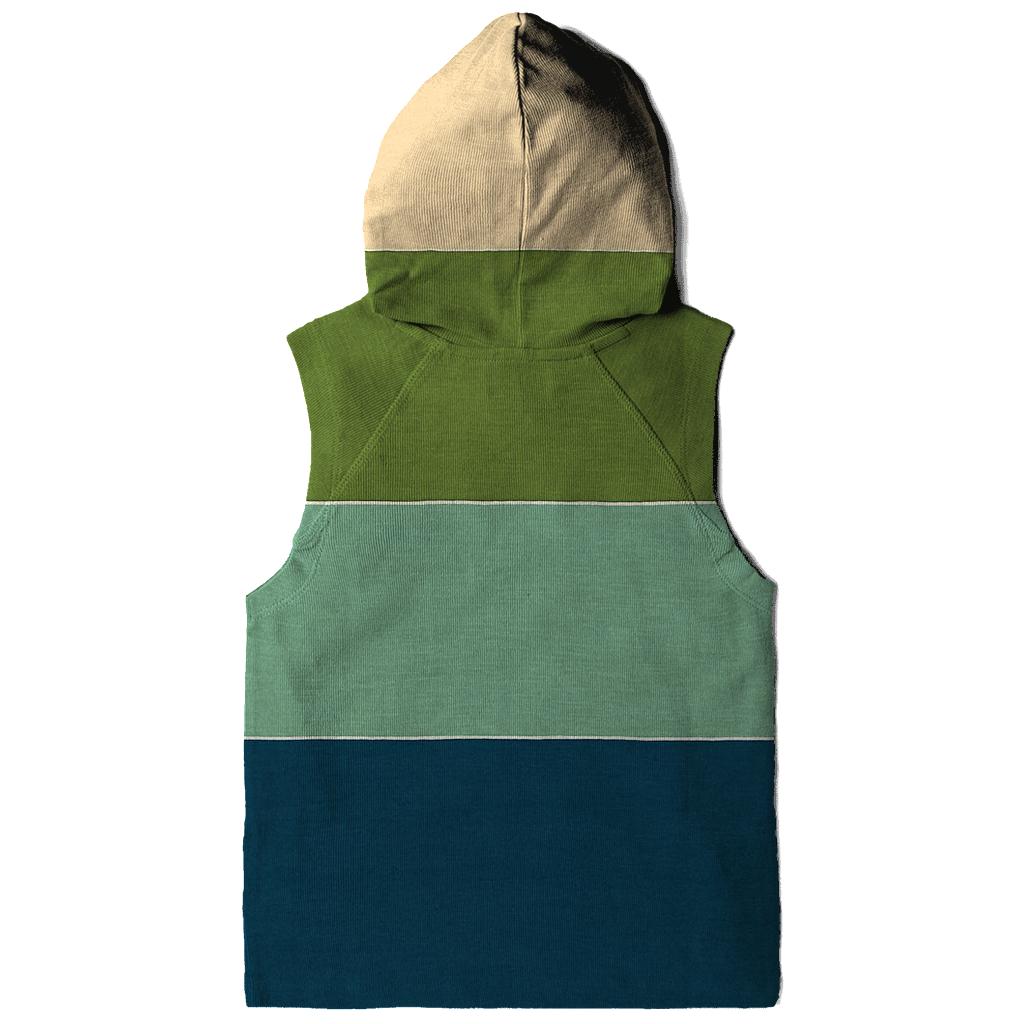 Horizon Stripe Dune printed hoodies