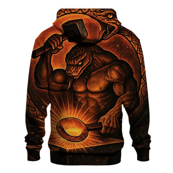 Solar Forge Ouroboros embroidered hoodies