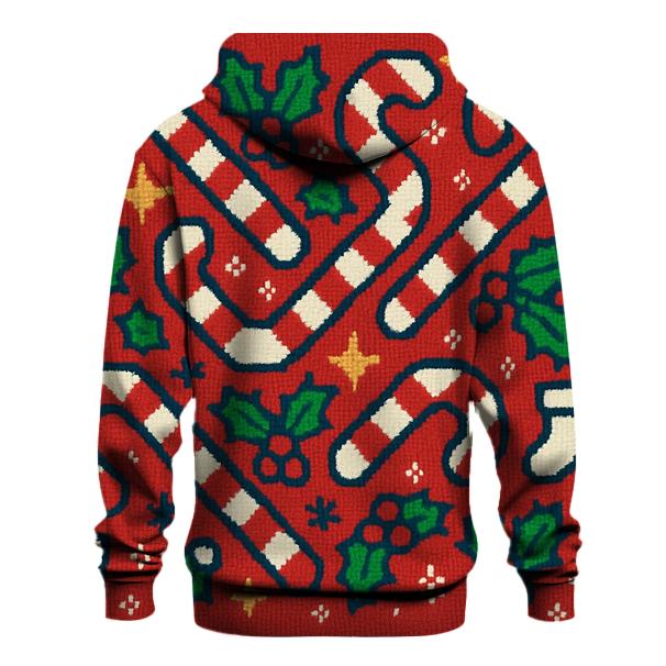 Candy Cane Herringbone Design hoodie styles