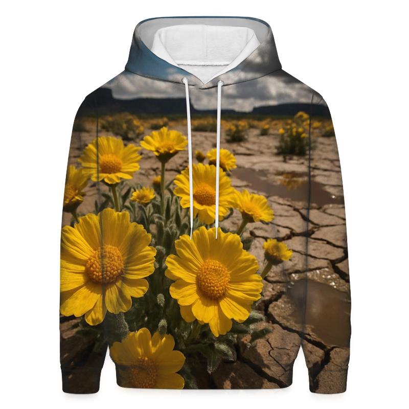 Desert Marigold After Storm zip-up hoodies