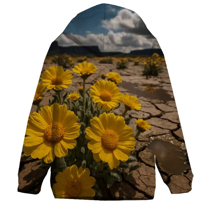 Desert Marigold After Storm zip-up hoodies