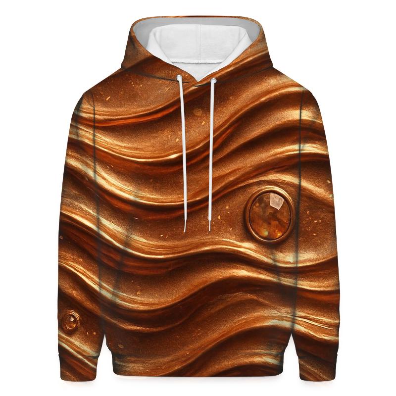 Copper Ripple Luxe hoodie trends