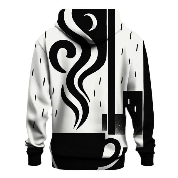 Steam Spiral Silhouette heavyweight hoodies