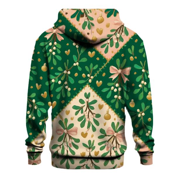 Merry Mistletoe Confetti Design custom hoodies