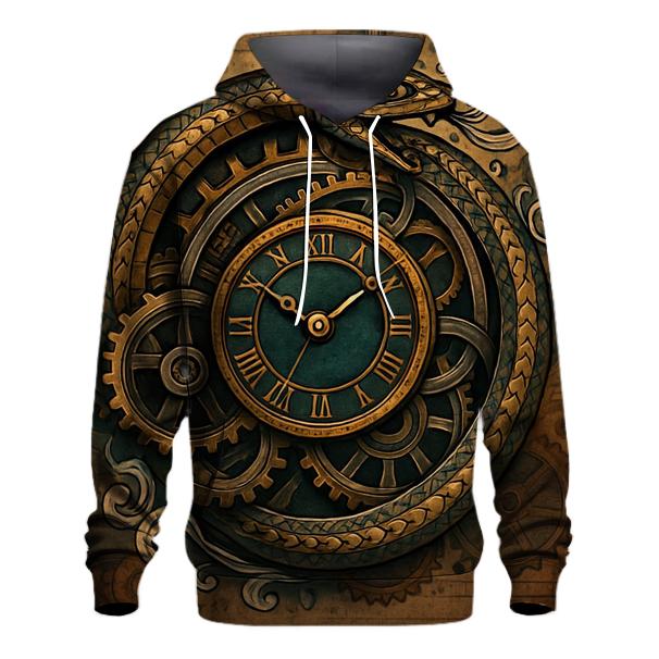 Clockwork Ouroboros Mechanism heavyweight hoodies