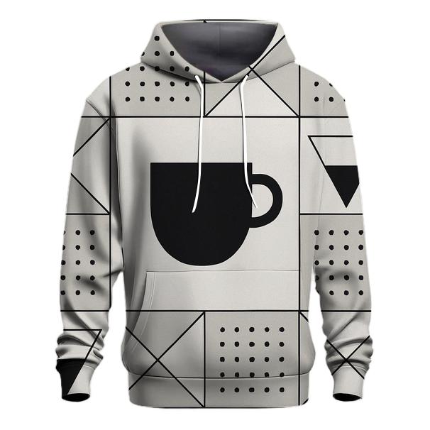 Filter Grid Geometry zip-up hoodies