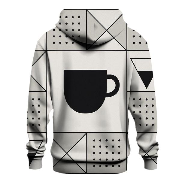 Filter Grid Geometry zip-up hoodies