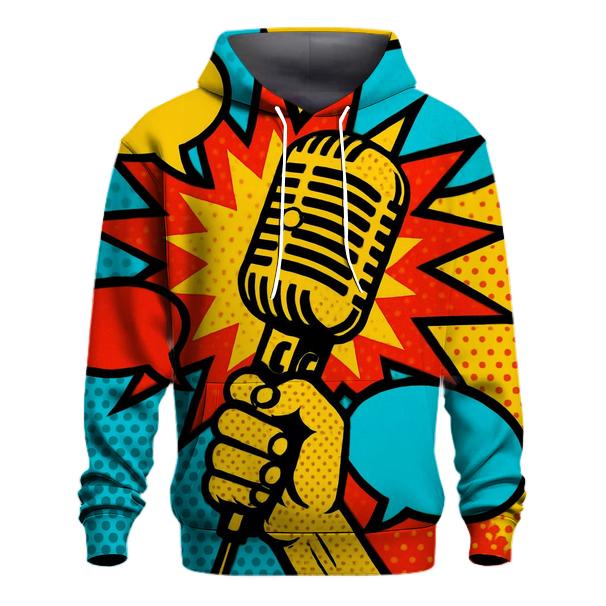 Pop Art Comic Explosion lightweight hoodies