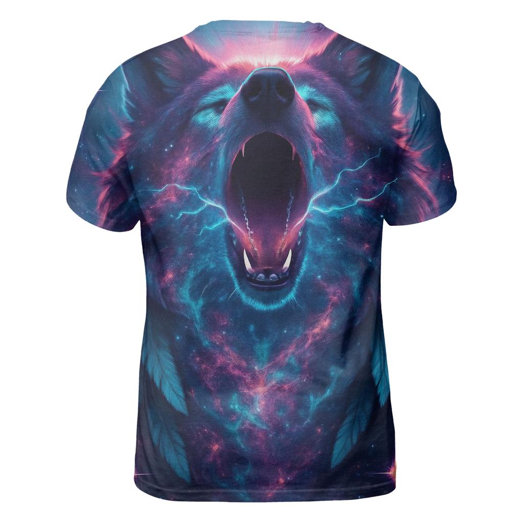 Nebula Alpha Wolf unique graphic print tees