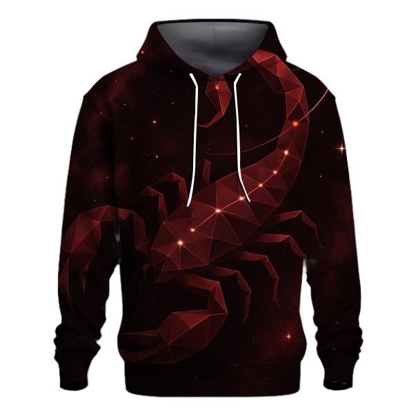 Scorpio Galactic Scorpion Design heavyweight hoodies