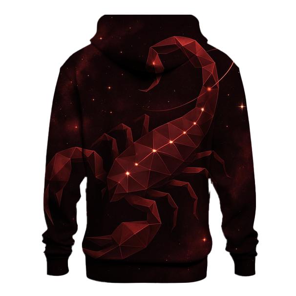 Scorpio Galactic Scorpion Design heavyweight hoodies